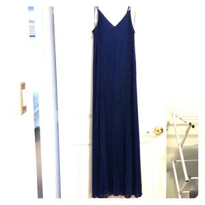 Express formal maxi dress royal blue